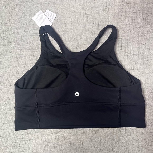 Wunder Train Black Long Line Bra Sports Bra 14 Nwt - Picture 4 of 6